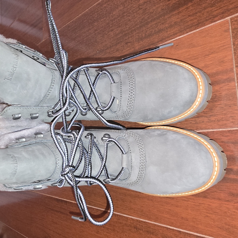 Timberland Women's Gray Winter Boots - Picture 4 of 6